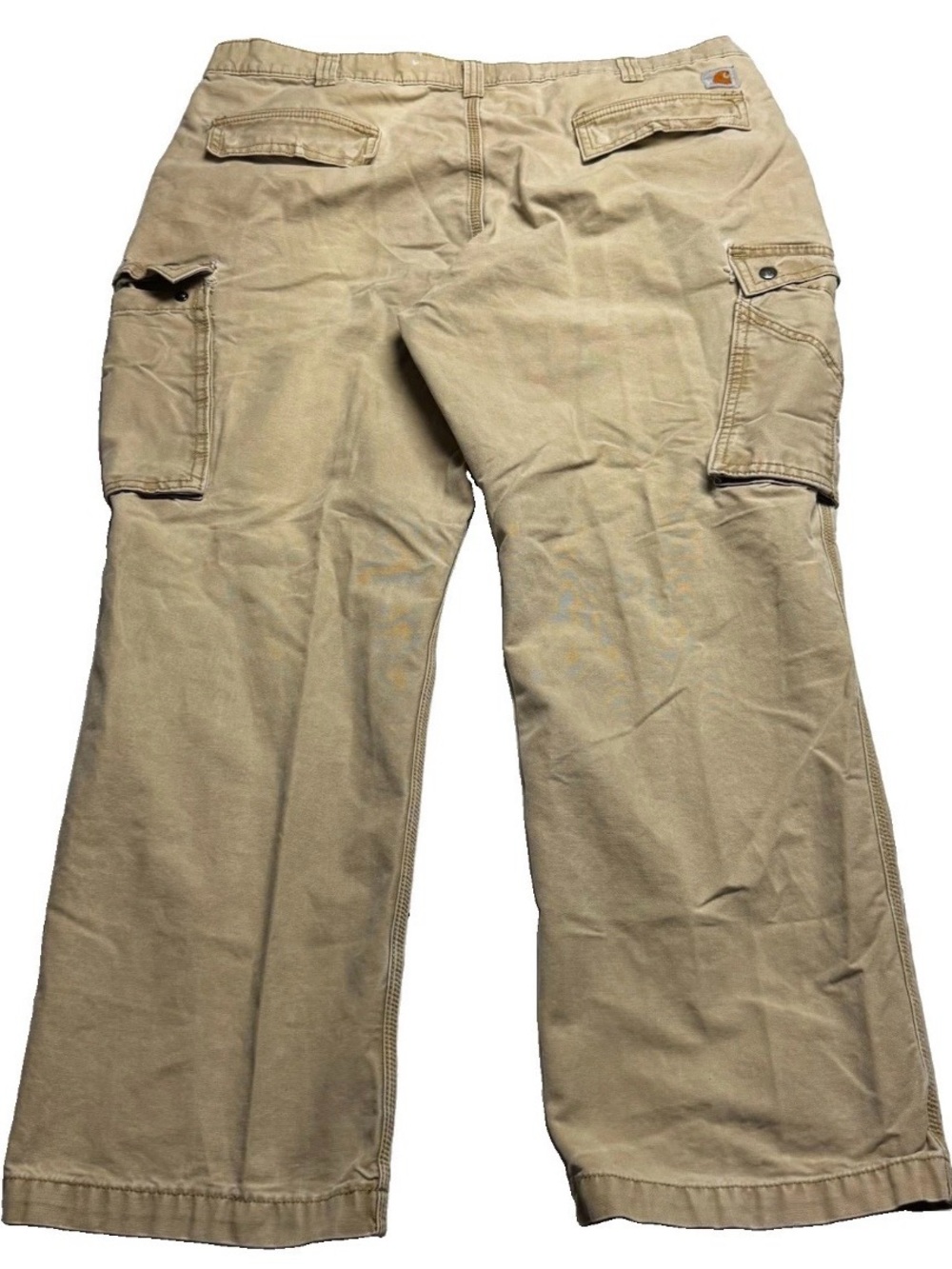 Carhartt (100272253) Relaxed Fit Straight Leg Rigby Cargo Pant In Khaki 42x30 - Picture 3 of 11